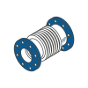 Juntas de expansión metálicas y de hule para tubería industrial - HF Industrial